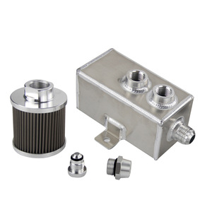 Réservoir d'air en aluminium Poyracing 1L avec filtre pour l'amélioration des performances automobiles - Product Image 2
