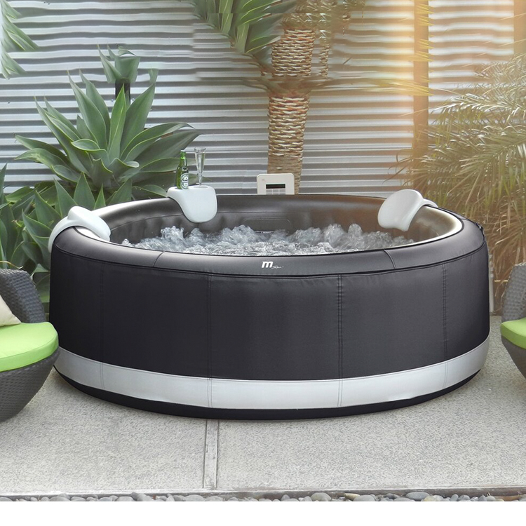 4 People Portable Massage Hot Tub Outdoor Inflatable Spa Bathtub