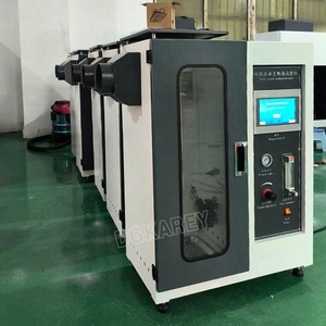 Giysi Kumaşı için Ön Hazneli Küçük Motor Tezgahı Dikey Yanma Test Cihazı - Product Image 5