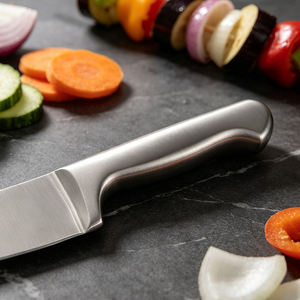 8-Piece High Hardness Stainless Steel Full Integrated Steel Handle Kitchen <b>Knife</b> <b>Set</b> with Wooden Block - Product Image 4