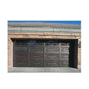 Hot Sale Black <b>Security</b> Wrought Iron Garage <b>Doors</b> - Product Image 6