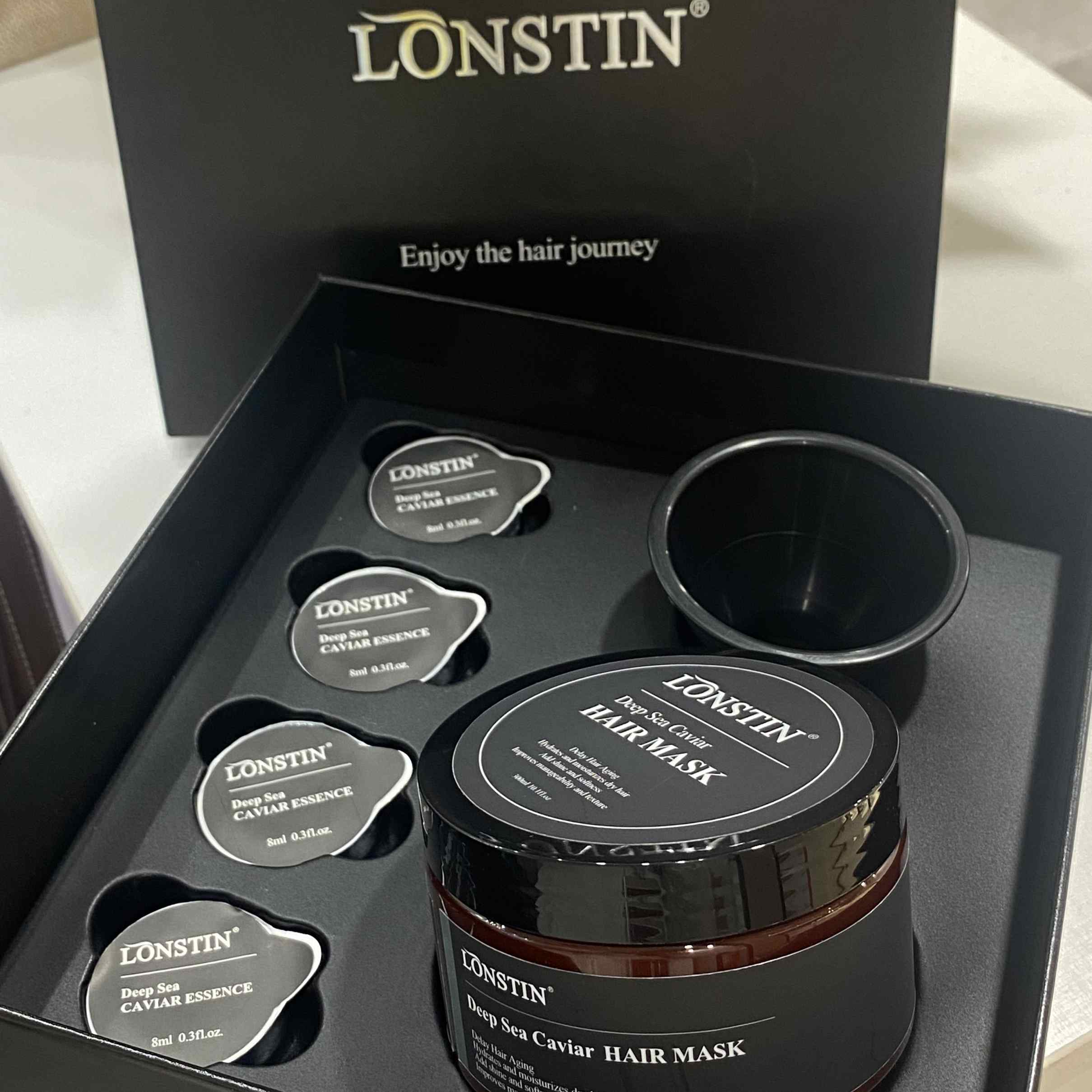 unique eco deep hair treatment product packaging