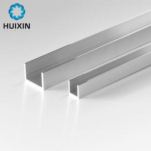 Di alluminio 6063 di Estrusione Tubo a Forma di U, di alluminio u canale ringhiera profilo - Product Image 6