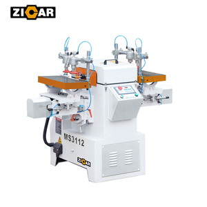Machine à mortaiser horizontale double embout ZICAR pour le travail du bois, idéale pour le perçage de trous dans le contreplaqué et les meubles en bois massif - Product Image 1