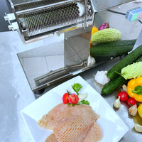 ASAKI-Pelacables eléctrico de acero inoxidable, tendedero de carne, herramienta comercial