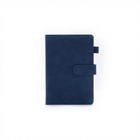 Carnet A5/A6 en similicuir souple avec boucle en U, 100 feuilles, reliure sans fil parfaite – Option cadeau
