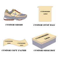 Chaussures de sport respirantes en maille pour hommes, conçues sur mesure, à semelle épaisse, tendance et décontractées pour la marche