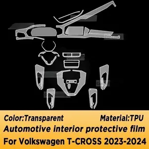 Pour <span class=keywords><strong>Volkswagen</strong></span> T-CROSS 2023 2024 boîte de vitesses panneau écran de Navigation automobile intérieur housse de protection Film anti-rayures autocollant - Product Image 3