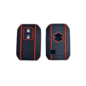 Housse de clé légère en silicone nid d'abeille pour <span class=keywords><strong>Suzuki</strong></span> Swift <span class=keywords><strong>SX4</strong></span> Vitara Alto Jimny Accord, protection de clé télécommande - Product Image 1