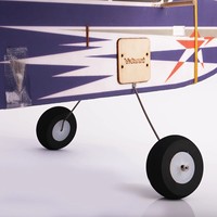 Roue universelle en EVA pour train d'atterrissage d'avion RC à aile fixe, diamètre 25 30 45 40 50 57 64 70 76mm, pneu en éponge pour bricolage