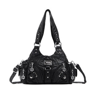 Bolso Tote <span class=keywords><strong>de</strong></span> Poliéster con Cierre y Acabado Lavado, Estilo Y2K, para Mujer, Bolso Bandolera <span class=keywords><strong>de</strong></span> Moda, Bolso <span class=keywords><strong>de</strong></span> Hombro - Product Image 1