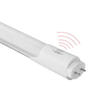 Sensor de economia de energia t8, 18w, uso industrial, 4ft, led, sensor de movimento radar, t8