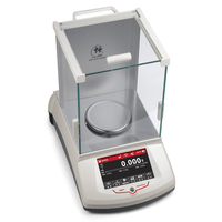Báscula de Laboratorio HUAZHI de 1200g con Celda de Carga de 1mg, Pantalla LCD HZY-1203 con Protector de Pantalla, Pantalla Táctil HD a Color