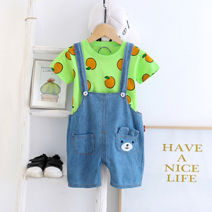 2020 estate <span class=keywords><strong>1</strong></span> anno Bebby bambino bambini 6 12 Mons vestiti per bambini uno set di abbigliamento per ragazzi grandi per la vendita calda - Product Image 3