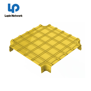 Bandeja de cable de fibra óptica amarilla de plástico ABS/PVC ignífugo de la fábrica de Ningbo Lepin, China, para centro de datos 5G - Product Image 4
