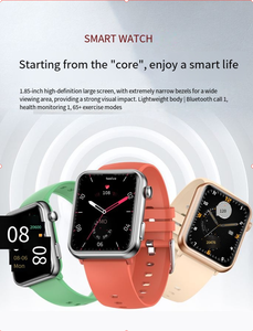 Montre connectée Y19 HD étanche avec écran tactile, transistors à film mince de 1,85 pouce, la plus vendue au monde en gros - Product Image 1