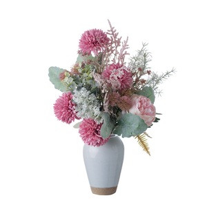 Bouquet de fleurs artificielles parfumées transfrontalières roses pour décoration de mariage CF01403 - Product Image 5