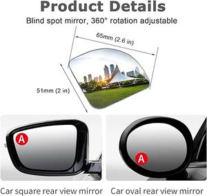 Adjustable Round Expand Universal <b>Car</b> Rearview Blind Spot <b>Mirror</b> Auxiliary Wide Angle for All <b>Cars</b> New Condition - Product Image 5
