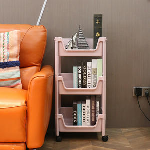 Scaffalature di Design TX-9085 pavimento, semplice <span class=keywords><strong>armadio</strong></span> di stoccaggio multistrato per bambini domestici, progettato contro il <span class=keywords><strong>muro</strong></span> con ruote - Product Image 2