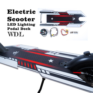 Plateau de pédale d'éclairage LED Monorim WDL pour scooter <span class=keywords><strong>Xiaomi</strong></span> <span class=keywords><strong>M365</strong></span>/1s/essential/pro1/pro2/Mi3 avec clignotant - Product Image 1