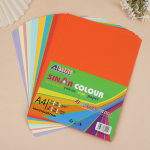Haute qualité 70gsm 80gsm 120gsm 160gsm 180gsm <span class=keywords><strong>4a</strong></span> taille bricolage artisanat papier coloré carton - Product Image 4