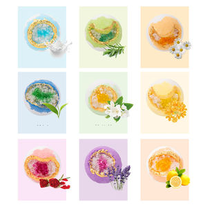 Vente directe d'usine, bombes de sel colorées en cristal, bombes de sel de mer faites à la main pour bain relaxant, coffret cadeau - Product Image 5