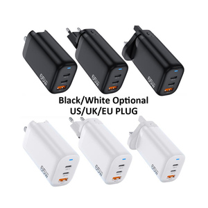 Xu hướng mới 2c1a gan 65W sạc nhanh có thể tháo rời hoán đổi cho nhau tường Du lịch Sạc Adapter với chúng tôi/AU/EU/UK có thể tháo rời phích cắm - Product Image 6
