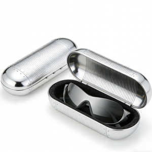 Lunettes en acier inoxydable usinées CNC - Rangement personnalisé de haute qualité pour lunettes de soleil certifié ISO9001 avec usinage par électroérosion à fil - Product Image 3
