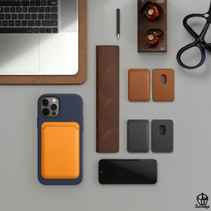 Accessoires magnétiques pour téléphone portable, porte-carte d'identité en cuir PU pour iPhone 12 13 14 Pro Max, portefeuille magnétique - Product Image 6