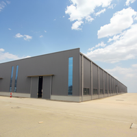 Entrepôt et atelier préfabriqués en structure métallique industrielle - Personnalisables, certifiés ISO9001, durée de vie de 70 ans