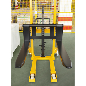 Xilin 1000kgs 1ton 2200lbs 1.6m 2.5m हाइड्रोलिक हाथ लिफ्ट मैनुअल स्टेकर के साथ समायोज्य कांटे - Product Image 6
