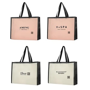 Venta al por mayor de papel reutilizable de color personalizado, embalaje ecológico duradero, bolsas de asas de diseño libre, bolsas de regalo impresas con logotipo - Product Image 6
