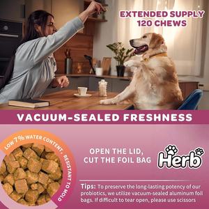 โปรไบโอติกสำหรับสุนัขแบบ OEM ODM สูตรเฉพาะ พร้อมพรีไบโอติก ช่วยเสริมสร้างจุลินทรีย์ในลำไส้ให้สมดุล เพิ่มภูมิคุ้มกัน ชนิดเคี้ยวเนื้อนุ่ม - Product Image 3