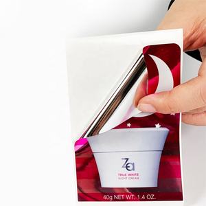 Etiqueta Adhesiva personalizada de diseño privado, pegamento parcial - Product Image 2