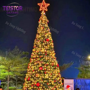 Guirlande lumineuse de Noël extérieure avec effets de scintillement lent pour les paysages commerciaux de la saison des fêtes - Product Image 3