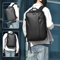 Sac à dos de voyage unisexe en PU et polyester, grande capacité, étanche, durable, extensible, antivol avec serrure à combinaison, idéal pour l'aviation et les affaires