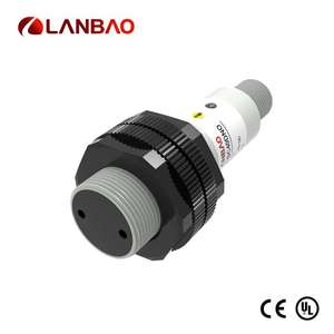 Lanbao Retro Phản Xạ 3M Khoảng Cách Cảm Biến 30V Dc 3/4 Dây M18 Cảm Biến Quang Điện