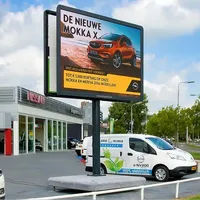 Pantalla LED para Exteriores de Fábrica, Panel de Visualización de TV Fijo Personalizado a Todo Color, Pantalla Digital Gigante para Publicidad P4 P8 P10