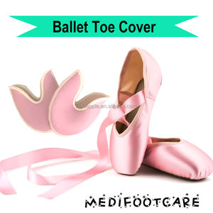 MediFootCare <span class=keywords><strong>Ballet</strong></span> Dance Toe Pads Soft Gel Toe Covers Pointe Shoes Tacones altos Toe Caps para mujeres niñas - Product Image 4
