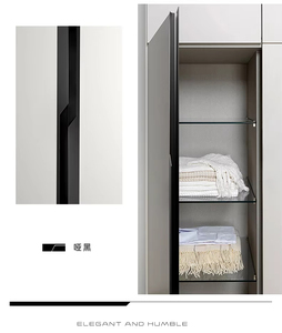 Modern Minimalist Aluminum Alloy Embedded Furniture Pulls Luxury Recessed Drawer Handles for Kitchen <b>Cabinets</b> Wardrobes - Product Image 2