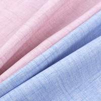 Tissu sergé tissé 100 % polyester 160 g/m² 170D teint en masse pour chemises, jupes et blazers – Tissu Lolis PD en gros pour vêtements féminins