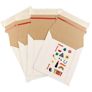 Custom Strong Paper Mailing Bag 6X9 Extra Cardboard Paper Rigid White <strong>Envelope</strong> Paper <strong>for</strong> Cards - Product Image 5