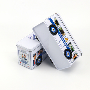 Venta al por mayor creativo personalizado latas de metal <span class=keywords><strong>Rectangular</strong></span> regalo coche caja de embalaje - Product Image 1