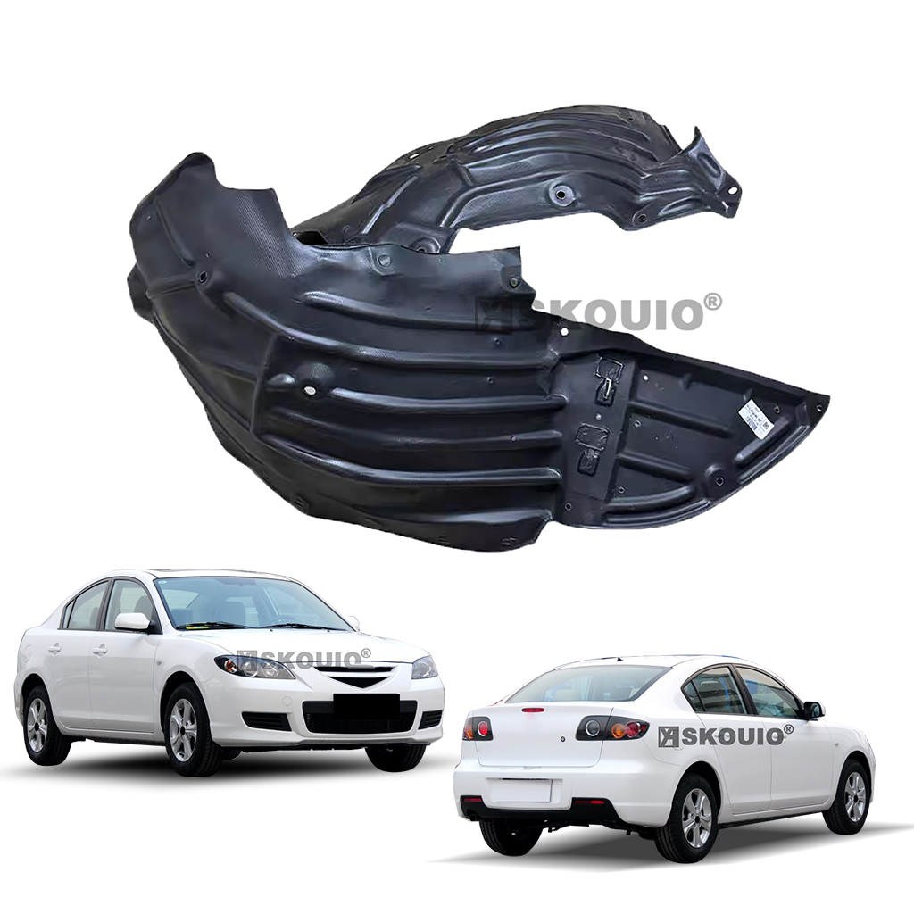 Garage-Pro Front Fender Liners - Set Of 2 For 2004-2009 Mazda 3 - Driver & Passenger Side