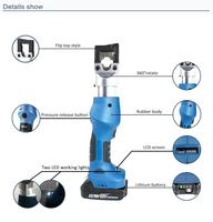 Mini Pinza Crimpadora a Batería BETE ECT-150 3.5T 18V, Reemplazo Portátil para Herramienta Manual para Terminales de Cu/Al OEM