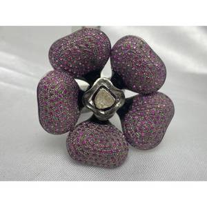 Nuevo Anillo de Rubí de Lujo Más Vendido, Plata de Ley 925, Regalo para Fiestas, Bodas, Compromisos, Ceremonias Religiosas y Eventos - Product Image 1