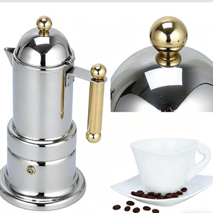 Cafetera <span class=keywords><strong>Moka</strong></span> de Acero Inoxidable 304, Cafetera Italiana para Espresso, para Cocina Doméstica - Product Image 3