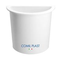 Vases muraux en plastique italien COMIL PLAST de haute qualité, style européen, pour monuments funéraires en marbre, mausolées et cryptes.