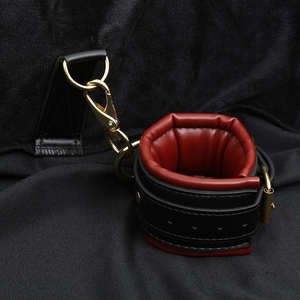 SM Slave <span class=keywords><strong>Dog</strong></span> Fetish Puppy Play Bdsm Restricciones Casa de cachorros con esposas Muebles sexuales Cama - Product Image 4