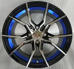 # M1015 Bên Trong Dòng Đầy Màu Sắc Ruedas De Coche 15 14 Inch 4 Lỗ 4*100 4*110 Vành Xe Hợp Kim Vành Bánh Xe